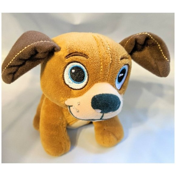 Disney Nick Jr. Just Play Doc McStuffins Findo Brown Puppy Dog Bean Bag Plush 5" - Picture 5 of 7